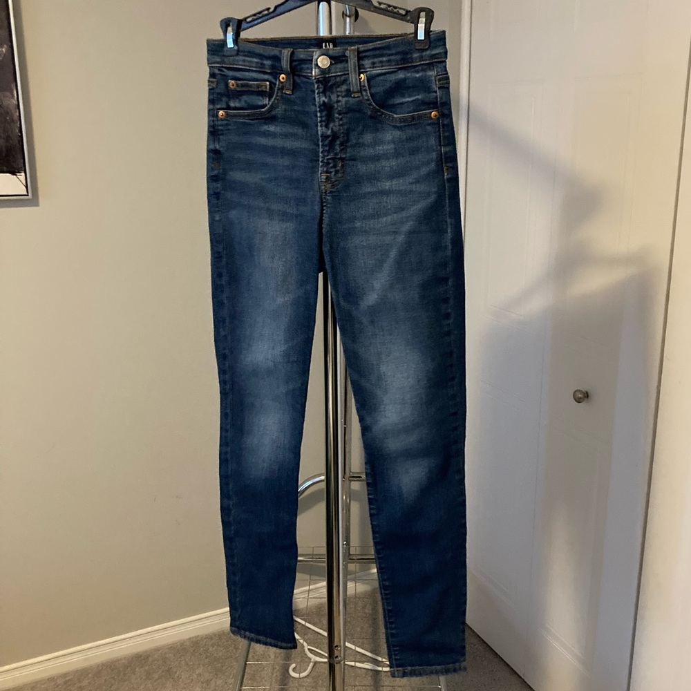 Gap high waisted skinny jeans